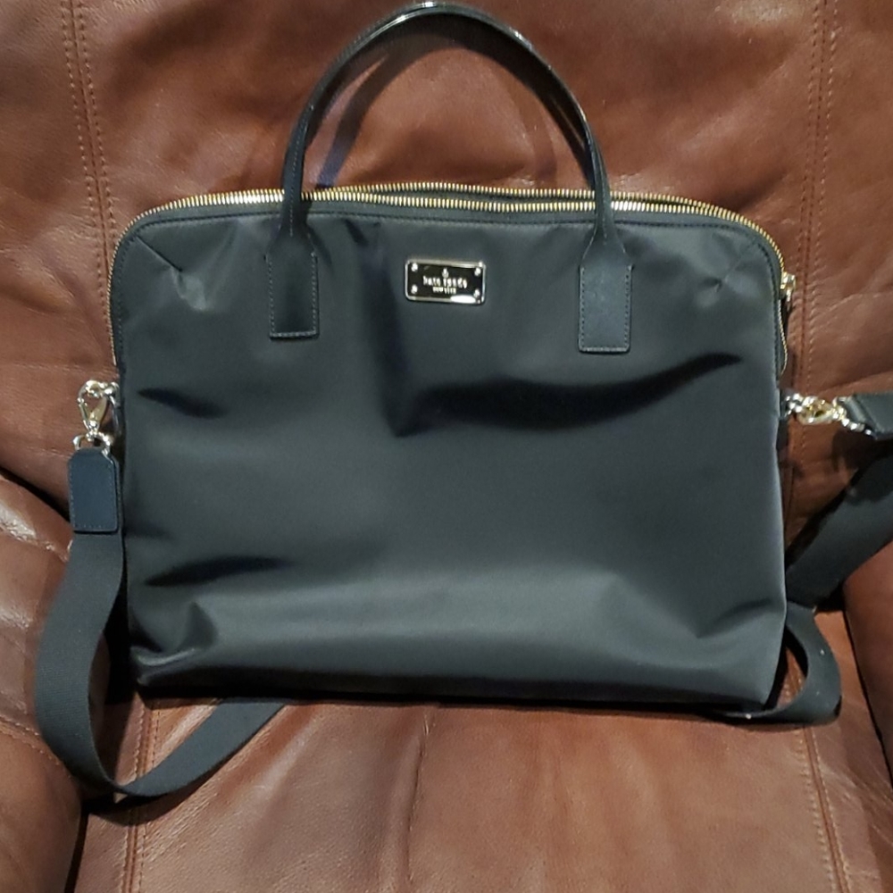 Black Kate Spade laptop bag